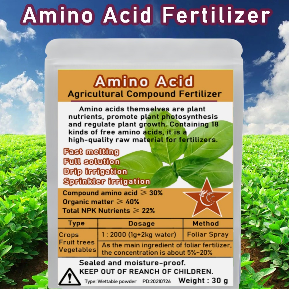 Root Stimulator Liquid - 30G zusammengesetztes Aminosäure-Düngerpulver NPK Stickstoff-Phosphosphat-Kalium Sicheres