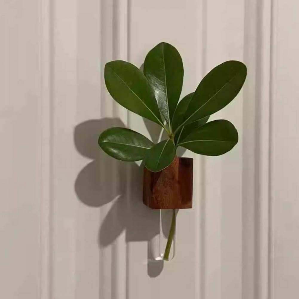 Propagation Station Vase - 4 cm Kühlschrankmagnet Holz Reagenzglas Vase